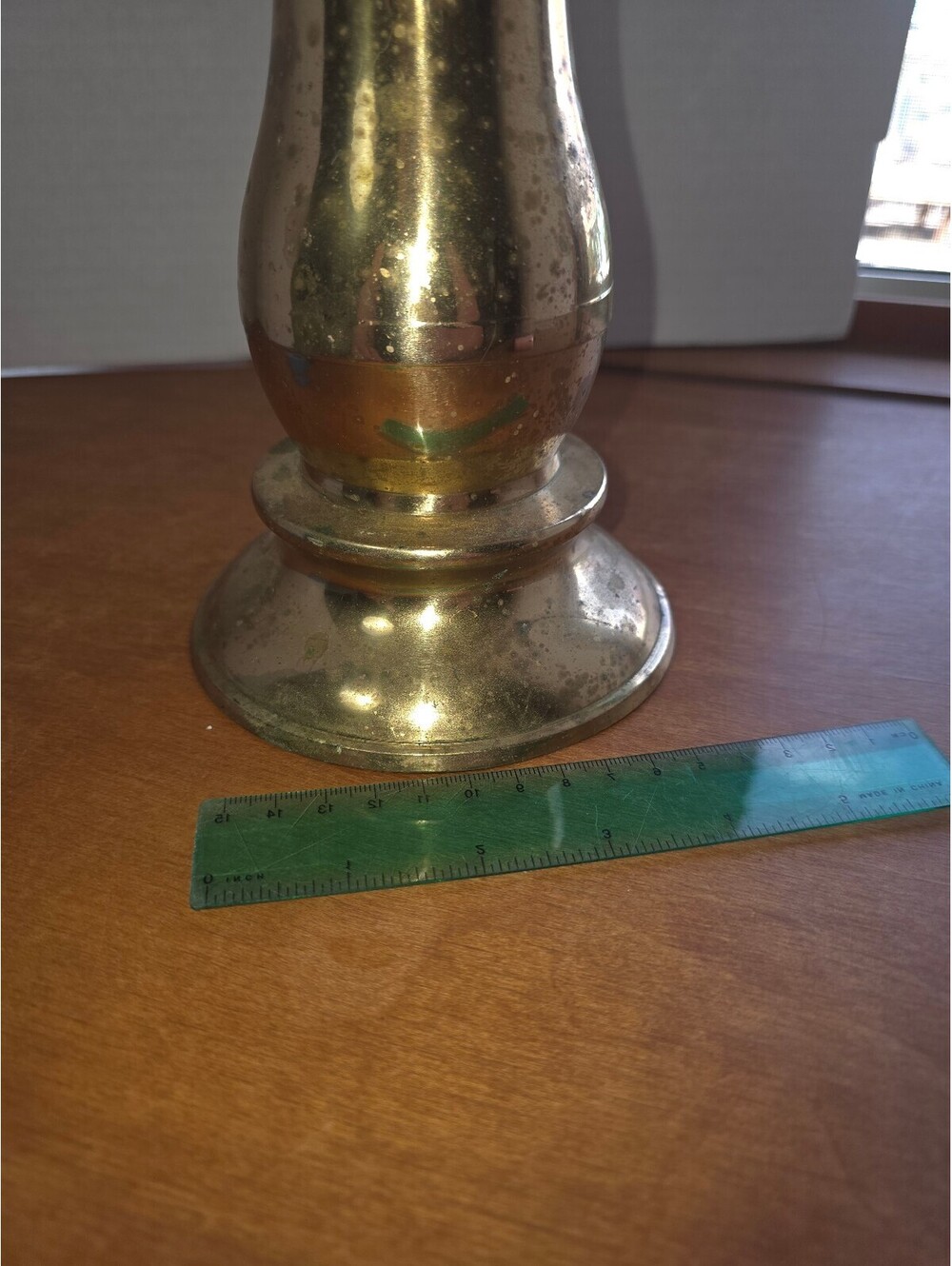 Vintage solid brass candlestick - Picture 7 of 7